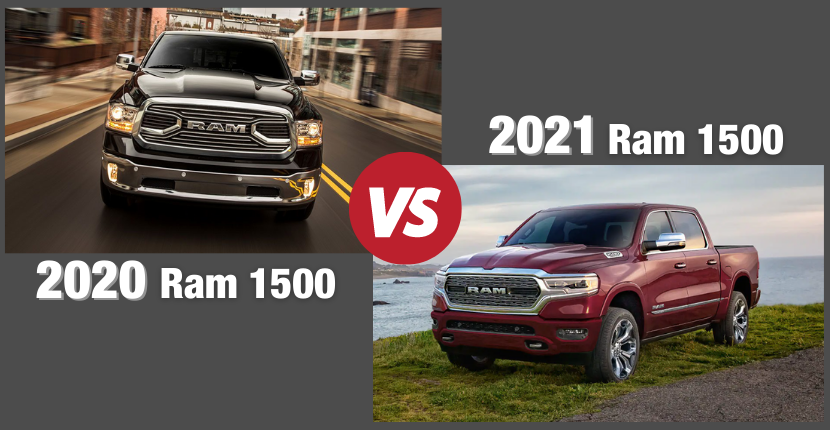 2020 Ram 1500 vs. 2021 Ram 1500