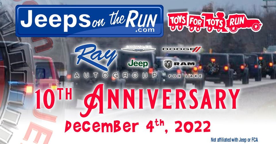 Jeeps on the Run Toys for Tots Event