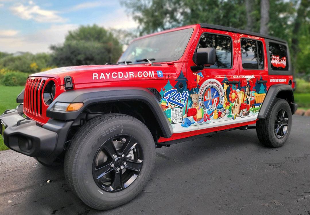 2022 Jeep Wrangler Toys for Tots