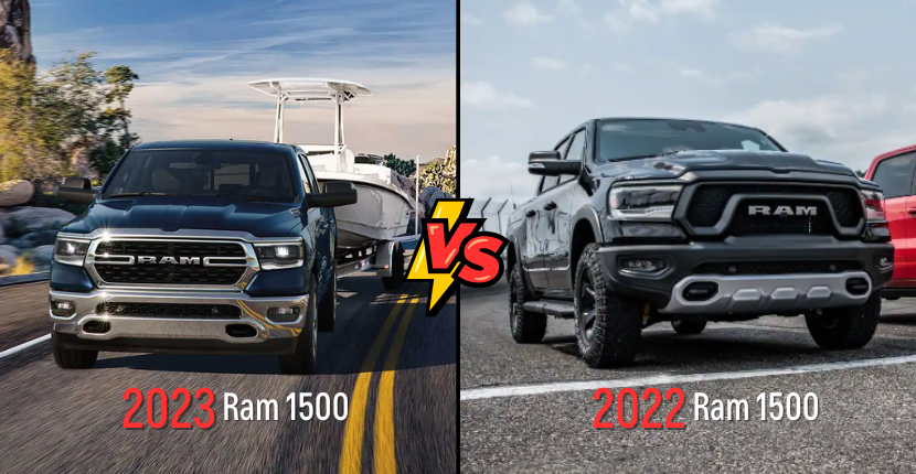 2023 Ram 1500 vs 2022 Ram 1500  National Dodge Chrysler Jeep Ram