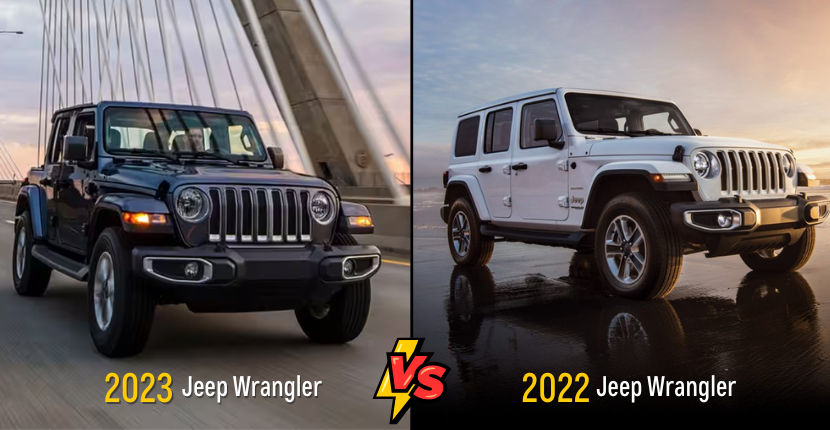 2023 Jeep Wrangler vs 2022 Jeep Wrangler