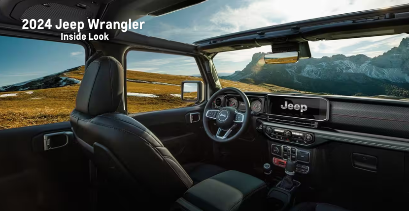 Inside Look at the All-New 2024 Jeep Wrangler Interior