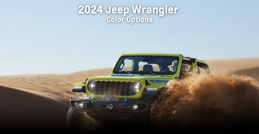 Jeep Wrangler colors