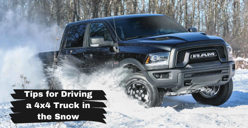 Tips for Driving a 4x4 Truck in the Snow