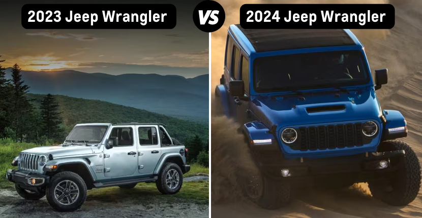 2023 vs 2024 Jeep Wrangler