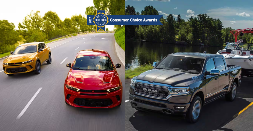 Ram and Dodge Secure Top Spots in the 2024 Kelley Blue Book Consumer Choice Awards